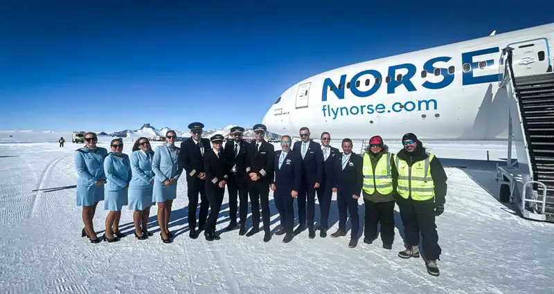 Norse Atlantic Airways completes second Antarctic charter with Boeing 787 Dreamliner