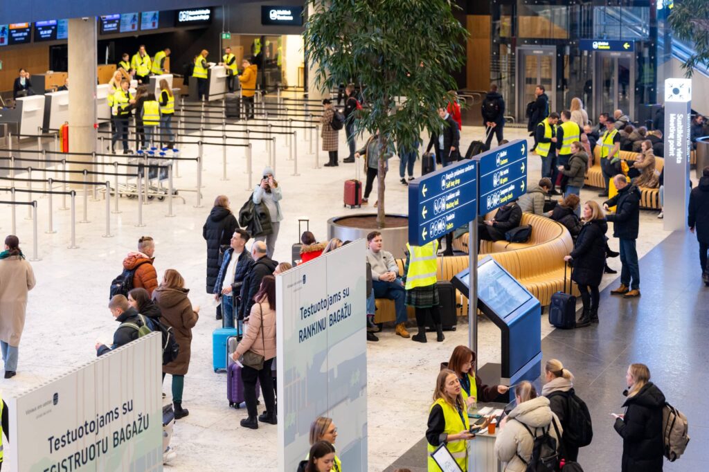 Vilnius Airport's new Departures Terminal set for February launch after successful mass testing